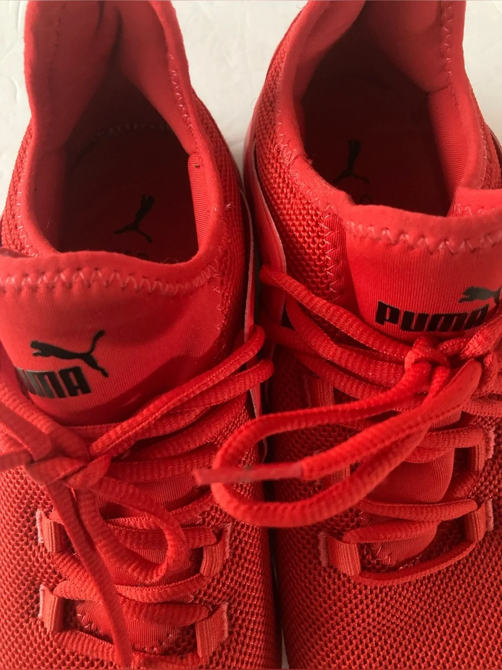 Puma Red Men's SZ 9.5 Athletic Sneakers comfort plus.